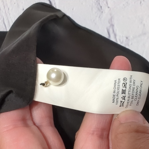 Kate Spade Womens Dress Shift Black Ruffle Christmas Holiday NYE Party Medium - Picture 7 of 10